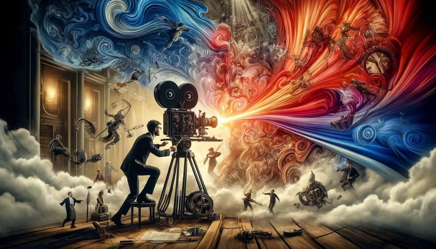 AI creator vs human artist working from the same creative brief